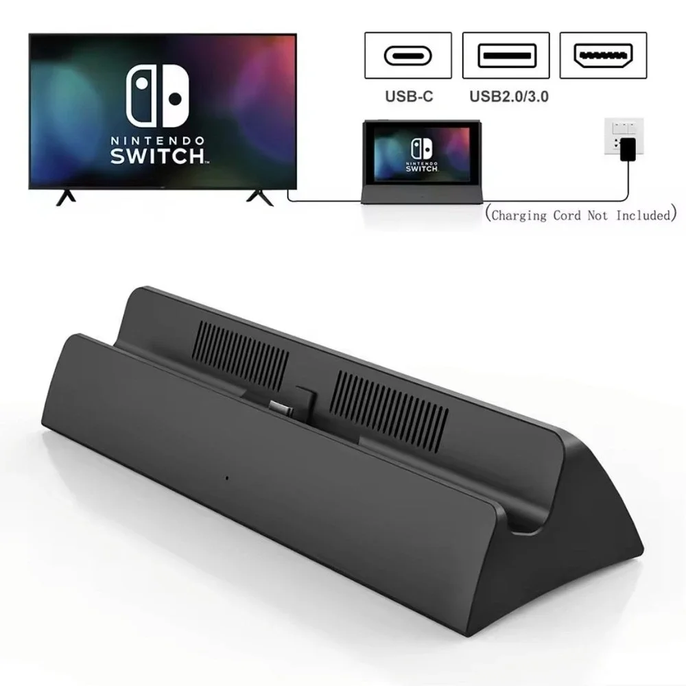 Docking Station For Nintendo Switch & OLED Model, HDMI Adapter Connect to TV New